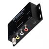 M60 Small AV to RF Modulator Portable Household TV Modulator Black AV to RF Converter 104x58x24mm