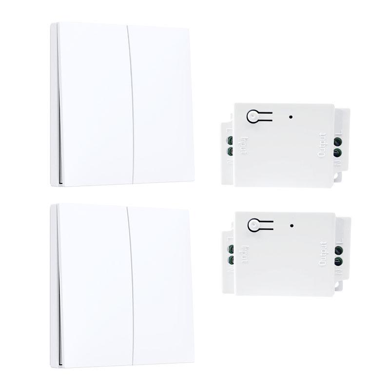 Self-Powered Wireless Switch: Stick-On Multi-Control Remote for 86-Type Panels, No Wiring Needed