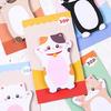 Cartoon Shape Design Stick Note Selves Stick Write Pad Reusable for School Office Journaling Multipurpose Paper Notepads