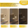 Wooden Motion Sensor Night Lights, Magnet Body Hallway Rechargeable LED Wireless Wall Sconces, Portable Decor Battery Powered Indoor