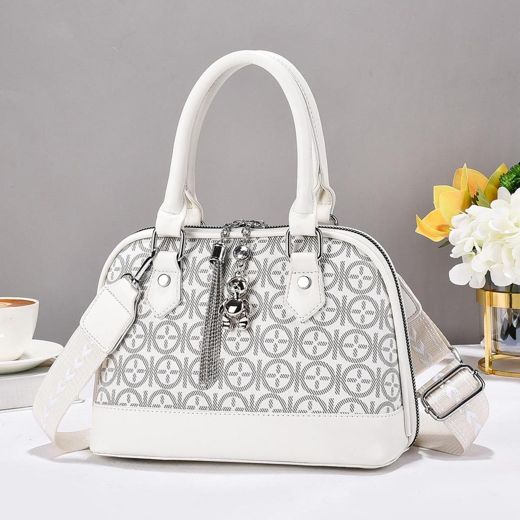 Women's Retro Print Crossbody Tote - European & American Fashion Versatile Shoulder Bag