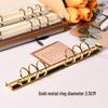 A5 Metal Binder with Removable Rings for Students and Office Use