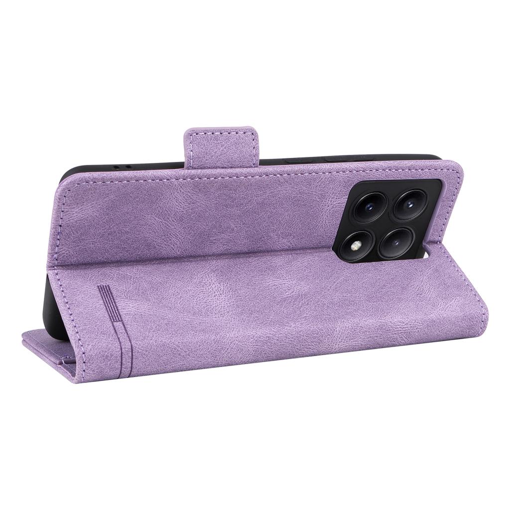 For Xiaomi Redmi K70E 5G/Poco X6 Pro 5G Leather Case Wallet Flip Phone Cover