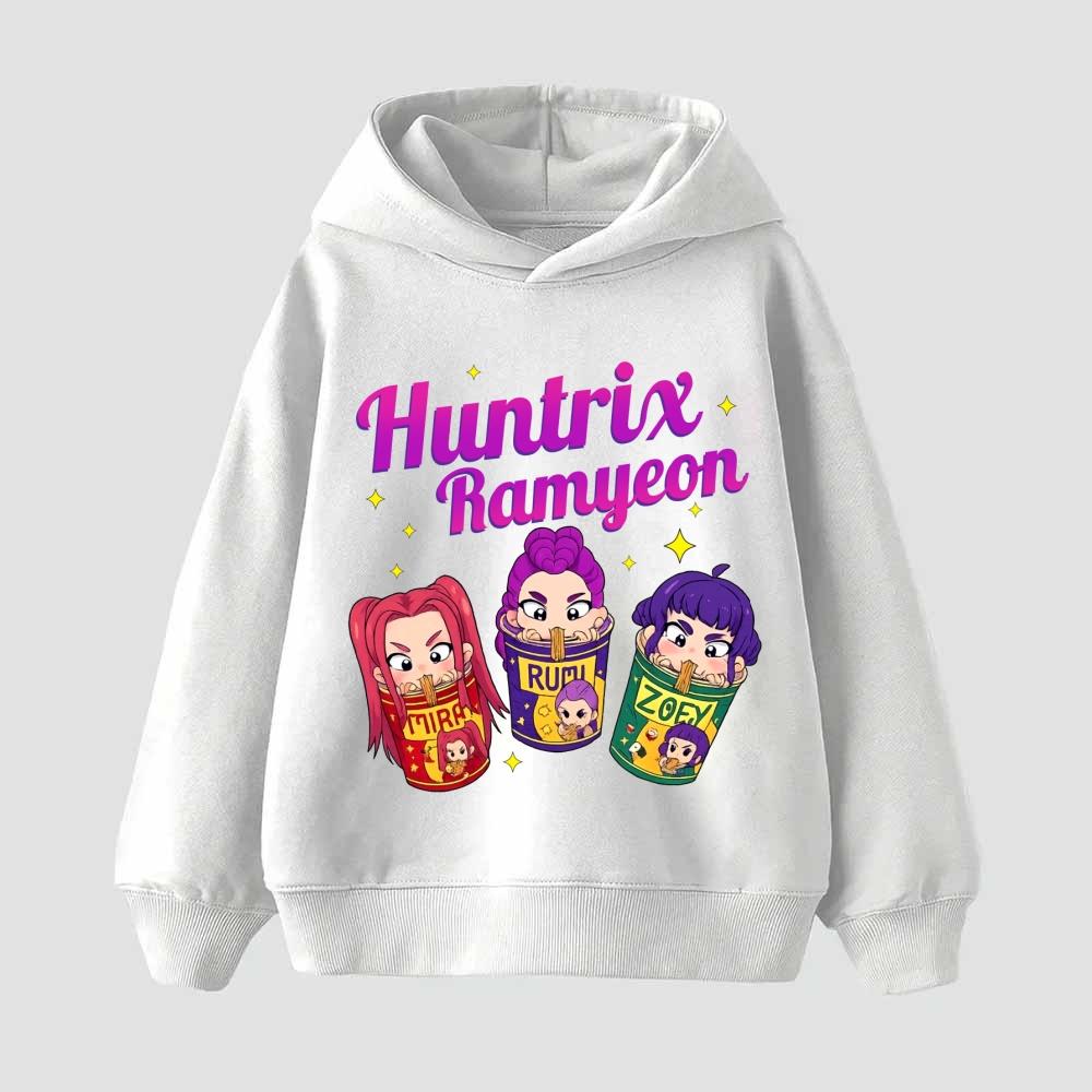 Movie New Kids K-Pop Demon Hunters Hooded Tops Toddler Girl Clothes KPop Demon Hunters Hoodie Girls Fashion Sweatshirt
