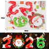 2026 Christmas Window Electrostatic Stickers Universal Car Glass Window Doors PVC Sticker Home Festive Party DIY Decor Decals