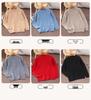 Autumn/Winter Boys' Cashmere Half-High Collar Pullover Sweater - Korean Style Knitwear for Children