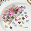 50Pcs Ice Transparent 3D Resin Nail Art Charms Lily Flower Decorations DIY Jewelry Accessories for Manicure