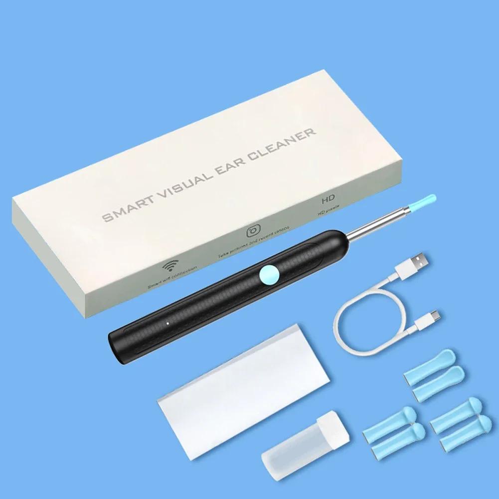 High-definition Intelligent Visual Ear Digging Spoon Wireless Rechargeable Luminous Ear Cleaner Ear Wax Removal Tool Ear Care