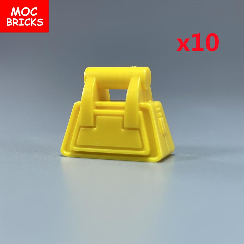 MOC Bricks Handbag Bag Backpack For Building Blocks Accessories 93091 Assembles Particles Children's Toys
