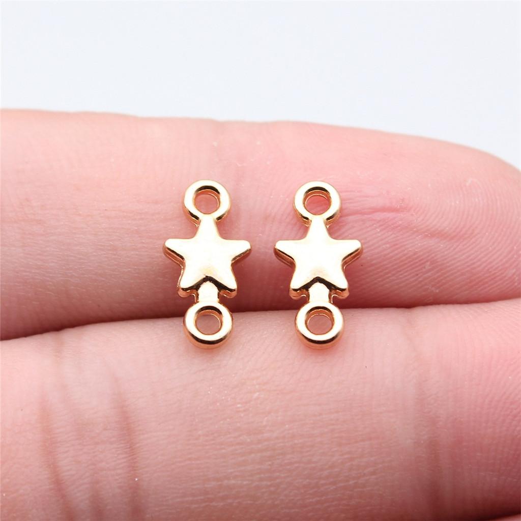 

Charms Star Pentagram Pendants Minimalist Jewelry Components QC121 A34-40pcs-15x7mm