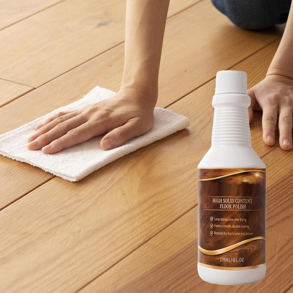 120ml Floor Repair Agent Streak-Free Long-Lasting Shine High Solids Coating Floor