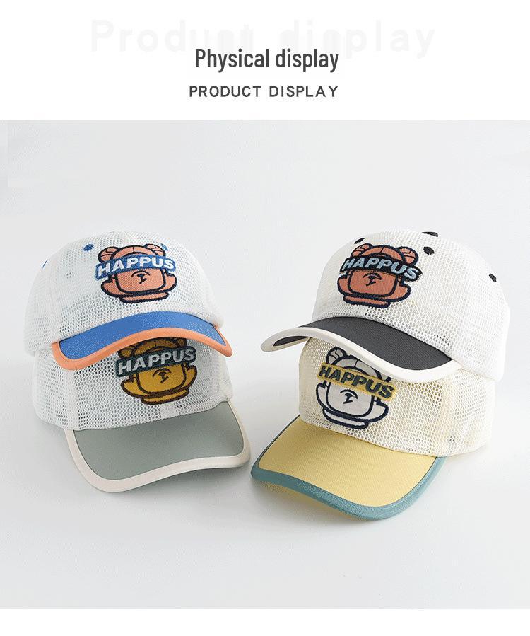Kids' Mesh Sports Cap - Sun Protection, Stylish & Versatile for Boys & Girls