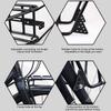Mountain Bike Front Rack Aluminum Alloy Bike Front Basket Cycling Supplies For Luggage Fitness Fishing Backpacking Camping