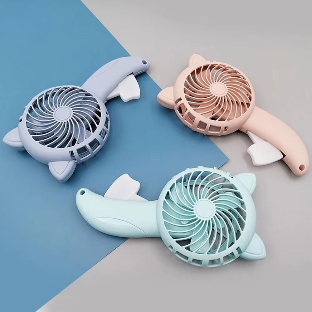 1PC Handheld Fan Hand Pressure Fan Mini Portable Fan Without Battery Household Cute Fan Cooling Cartoon Held Fan Portable fans