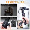 Ulanzi Pocket3 Expansion Adapter Camera Cage with Cold Shoe, Compatible with GoPro/Action Accessories, 1/4" Screw Hole, Multifunctional Cage with Stra