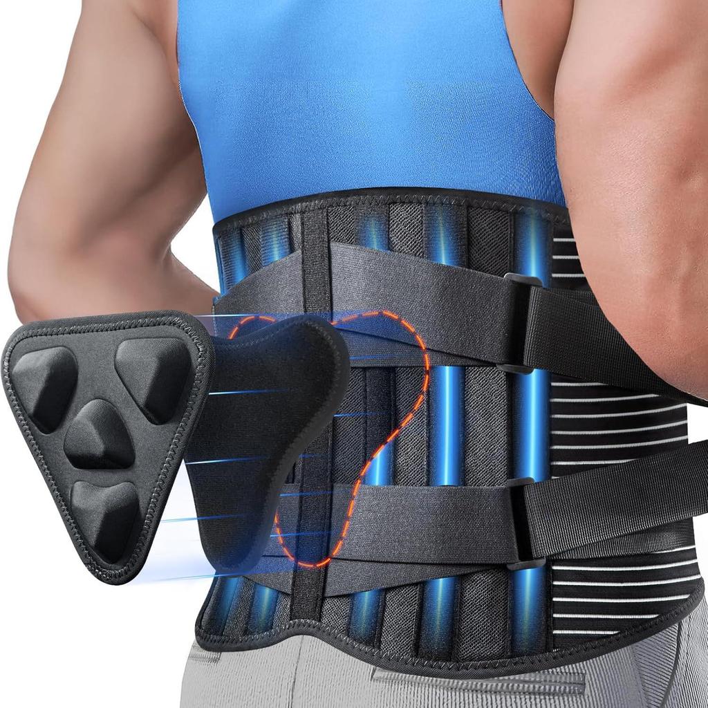 Breathable Lumbar Support Belt for Weightlifting & Squats