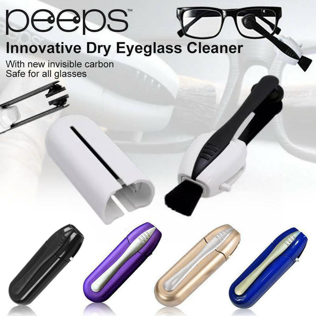 Glasses Lens Brush School Eyeglasses Fingerprints Smudge Grease Dust Dirt Removal Portable Cleaning Tool Supplies