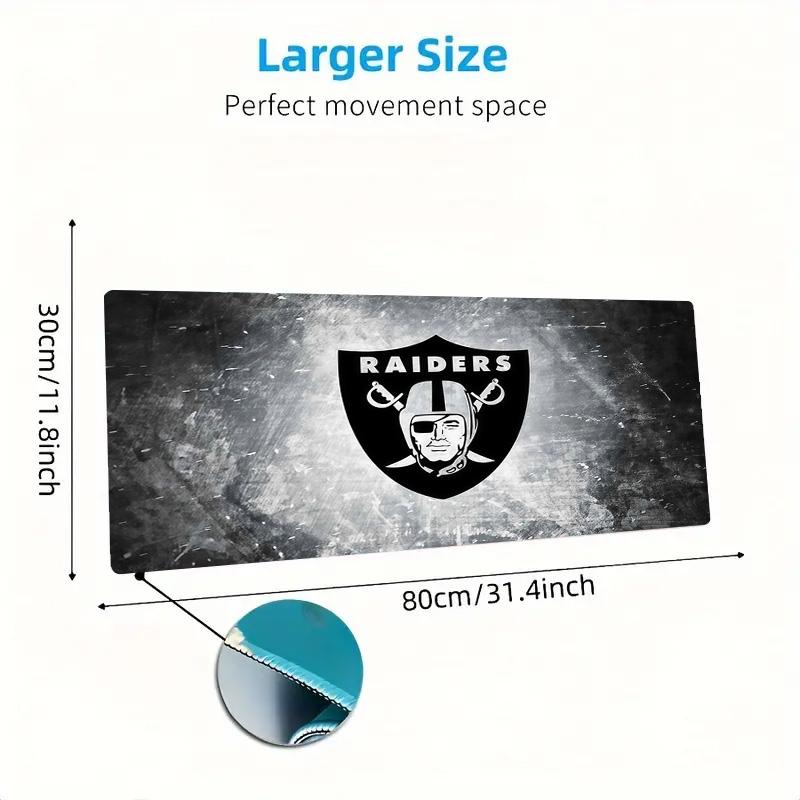Las Vegas Raiders2 Print Cushion Non-slip Laptop Tablet Big Mousepad XXL Mat Mini PC Playmat With Lock edge