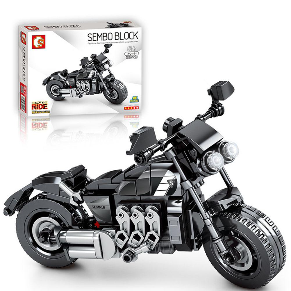 Motocross Building Blocks Toy Children Educational Assembled Off-road Racing Motorcycle Toys