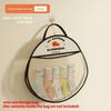 Kitchen Wallmounted Trash Bag Organizer With Polyester Mesh For Home Storage