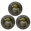 Crocodile Inmate Mugshot Coin Prison Memorabilia Crocodile Challenge Coin Florida Everglades Prison Collectible Crime History Coin Gift for Collectors