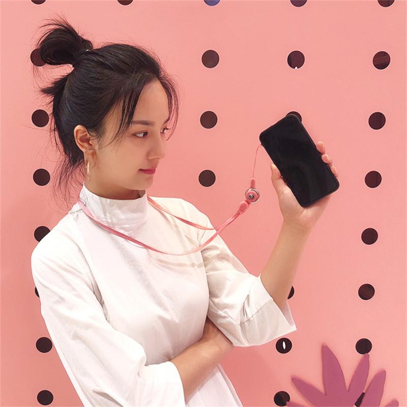 Wielofunkcyjne Paski do Telefonów Komórkowych Lina Odpinany Obrotowy Pierścień Smyczy Dekoracja Paska na Szyję Dla