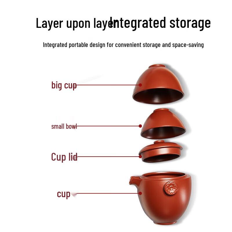 Zunhu Portable Zisha Travel Tea Set