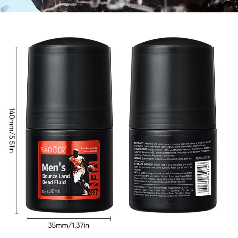 Antitranspirant-Lotion für Männer SADOER Antitranspirant Dry Tragbare Duft-Walking-Bead-Körperlotion