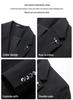 Douyin Bestseller Men's Notched Lapel Business Casual Three-Piece Suit Set