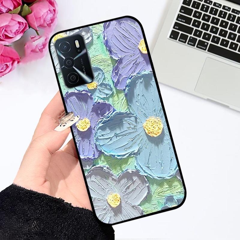 For Oppo A16 A16s 4G Case CPH2269 CPH2271 Fashion Cartoon Shockproof Soft Silicone Phone Cover For OPPO A16s A 16 Coque Bumper