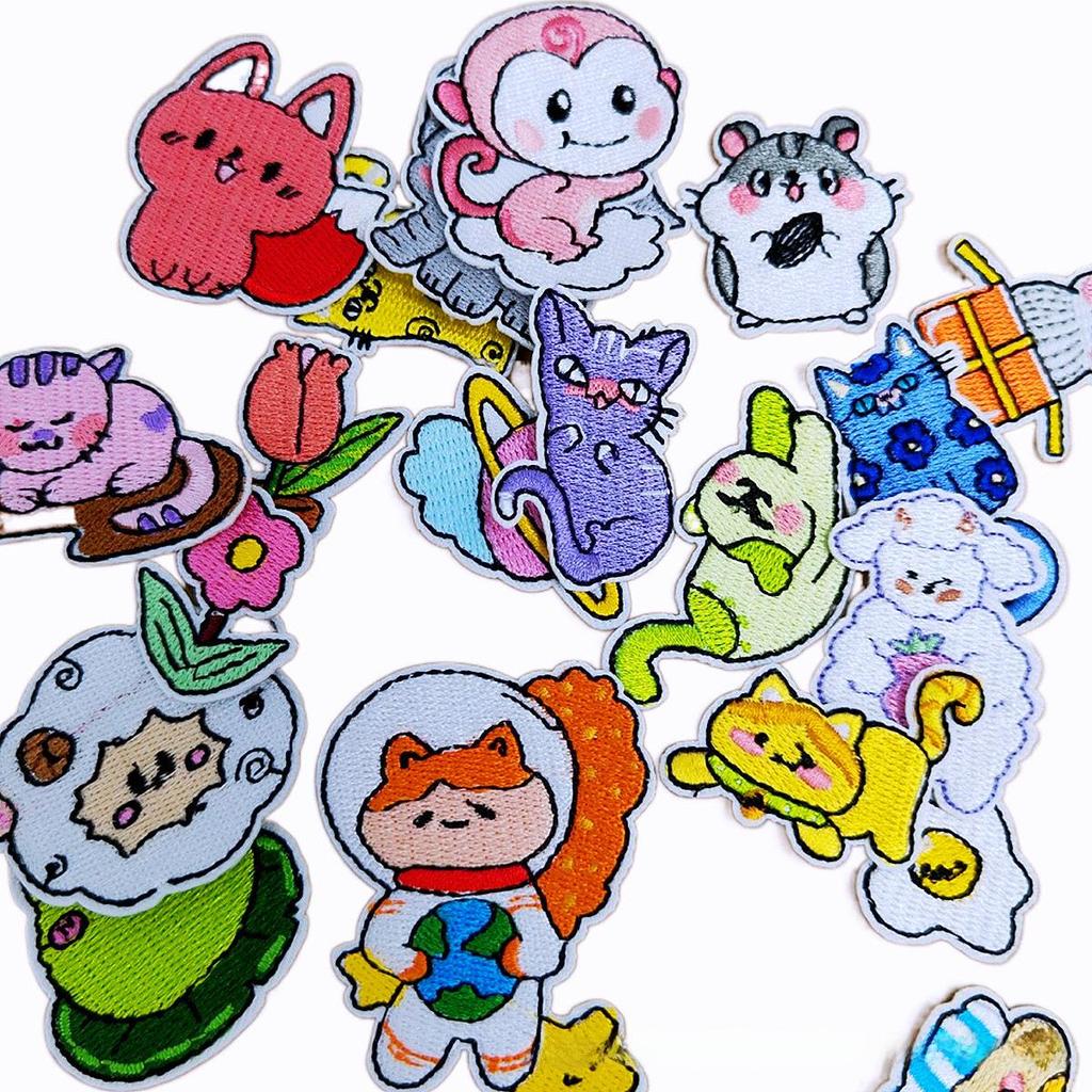 Children's Animal Embroidery Patches for Clothing Decoration