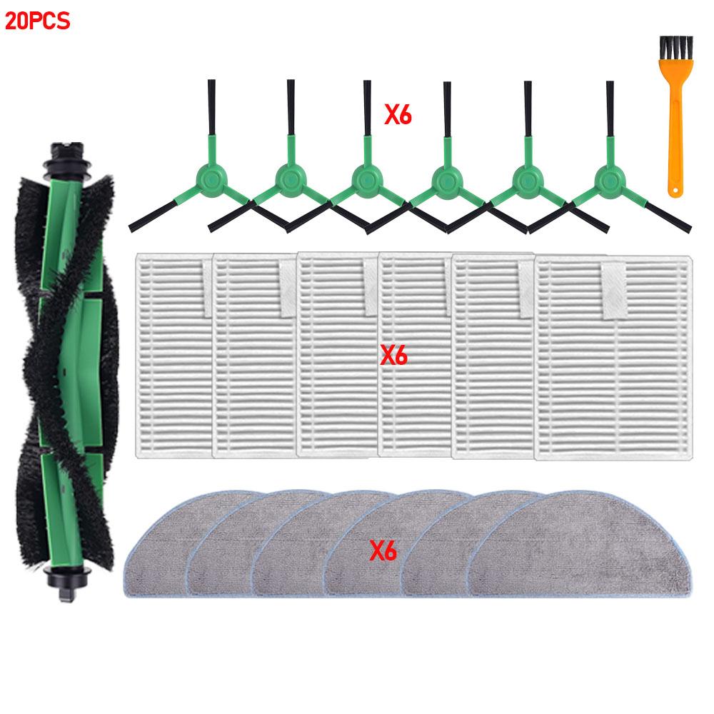 Parts Fit For iRobot Roomba Combo Essential/Vac Essential/Essential Vac 1/111Combo Robot Vacuum Mops Hepa Filter Main Side Brush