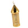 3.74x11.81in Golden Windproof Candle Lantern Gold Scented Candle Lantern  Home Lighting Display
