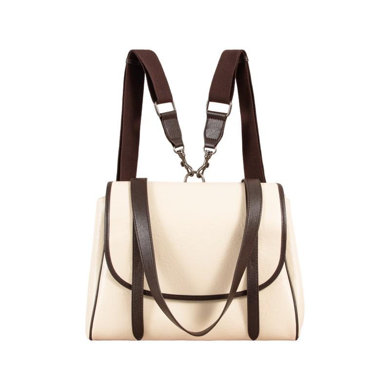 2026 New Retro Niche Commuter Shoulder Bag Large Capacity Backpack Women s Genuine Leather High-end Underarm 33x12x29cm