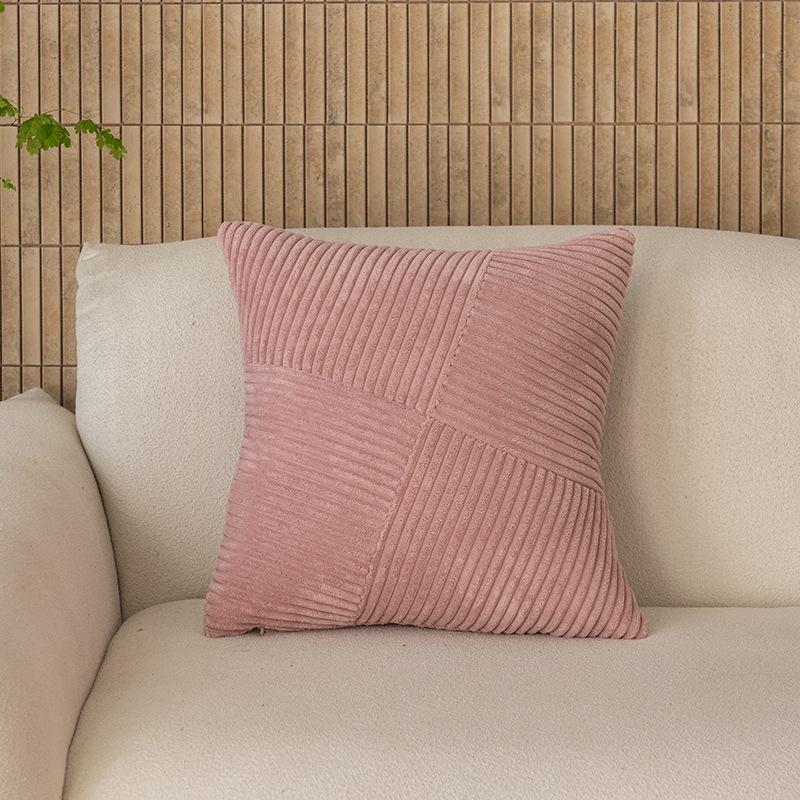 Corduroy Windmill Patchwork Cushion Cover for Bedroom or Living Room Sofa