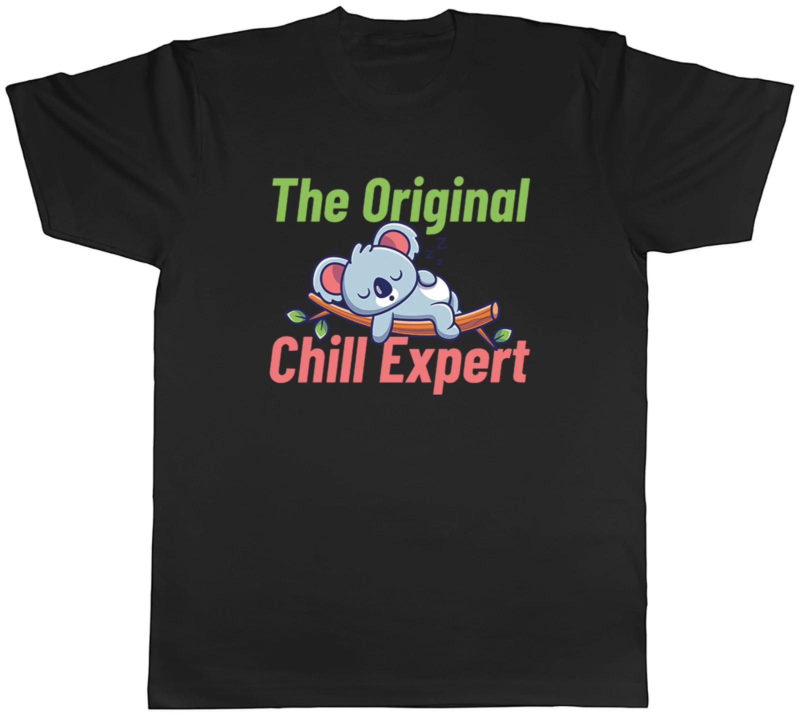 Koala Bear The Original Chill Expert Funny Mens T-Shirt Tee Gift Top XXXXL