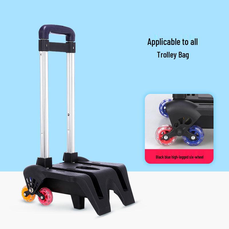 

Складаний візок-рюкзак з колесами, що світяться, для дітей – варіанти з 3 або 6 колесами