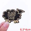 Cute Ghost/Cat Embroidered Patch Cartoon Animal Patch Iron On Patches For Clothing Thermoadhesive Patches For Clothes Jacket DIY