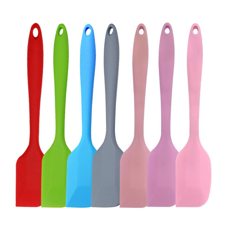 Silicone Spatula & Cake Scraper Set with Integrated Butter Cream Mixing Knife