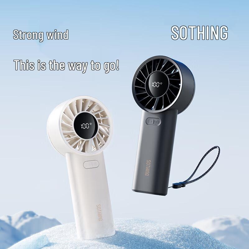 SOTHING Portable Handheld Mini Fan with Strong Airflow