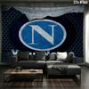 SSC Napoli Custom Name Wall Tapestry Aesthetic Wall Hanging Printed Fabric Blanket Decorative Tapestries for Bedroom Living Room Home Decor