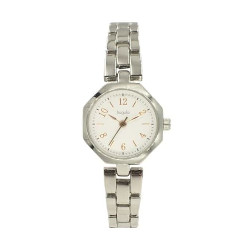 

Fragola Octagon Metal Watch N02622S-2 SV Women s Silver