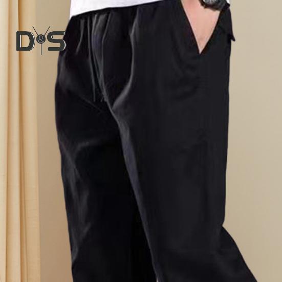 Pánské pracovní kalhoty s kapsami široké nohavice volné cargo kalhoty jednobarevné bavlněné tenké odolné kalhoty streetwear kalhoty pro venkovní turistiku kempování