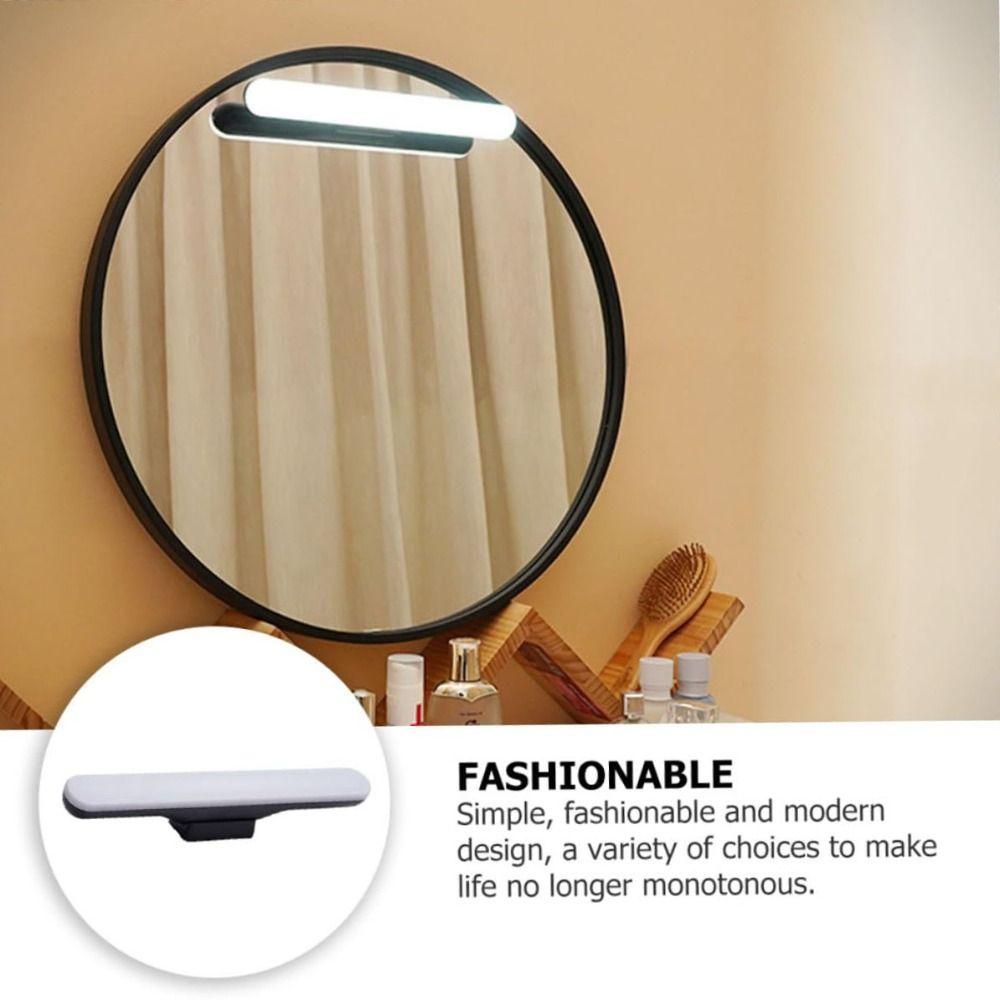 Touch Switch LED Makeup Lamp Wireless LED Light Mirror Front Lamp Easy Installation Wall-Mounted Modern Beauty Lamp