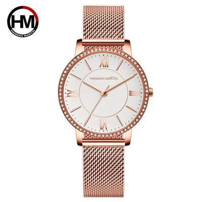 Relógios femininos Diamante Japonês Quartzo Strass Relógios de pulso Luxo Casual Feminino Vestido Relógios Relogio Feminino