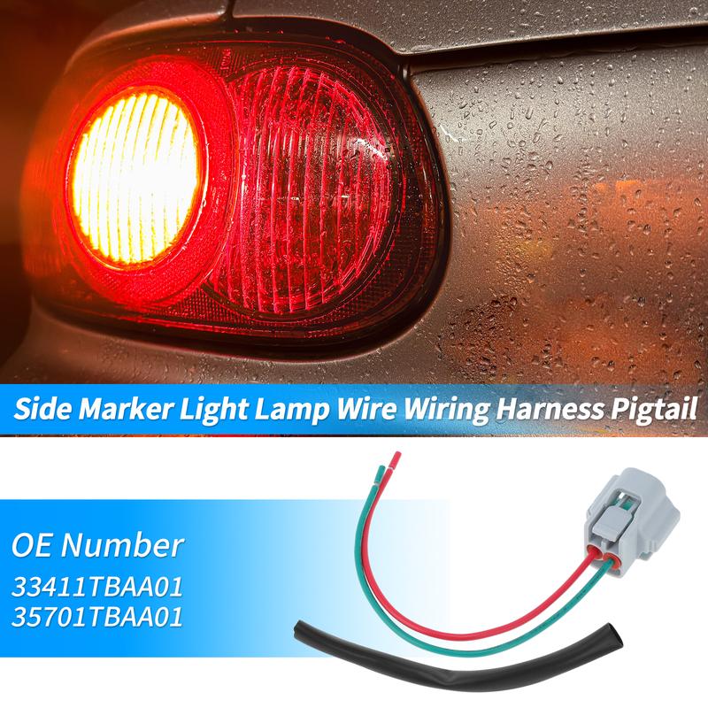 X Autohaux No.33411TBAA01 Side Marker Light Wiring Harness for Honda Civic 2016-