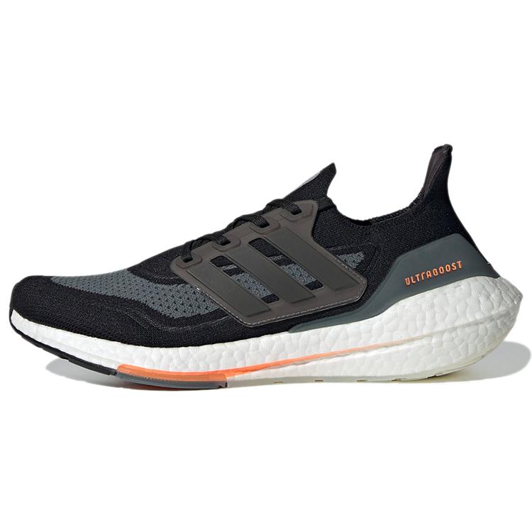 

new Adidas Ultra Boost 21 Black Blue Oxide Screaming Orange 40.5