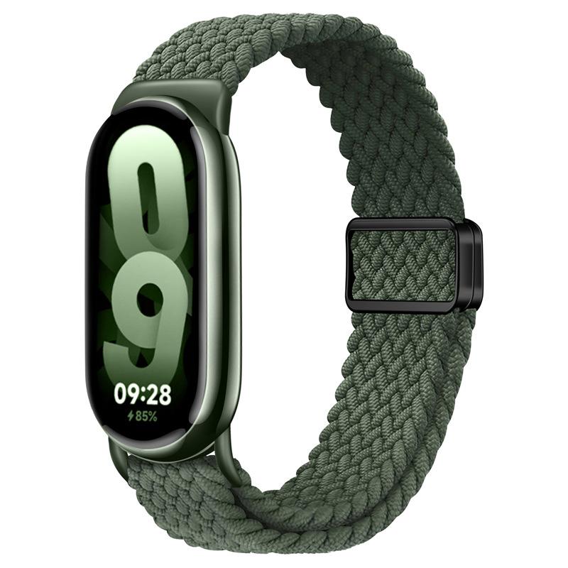 Nylon WeavesBraied Strap for Xiaomi Watch 10/9/8 Magnetic Loop Band for Miband 10 9 8 NFC Sport Bracelet Smartwatch Replacement