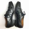 Vintage 60s70s Thom McAn Bootmaster Premium Model Business Shoes U-Tip Black Size 25.526.0 Men's(USED)