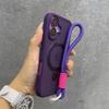 For Magsafe Candy Color Contrast Lanyard Case for iPhone 17 16 15 14 13 12 11 Pro Max Air With Magnetic Stand Holder Cases Cover